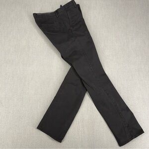BOSS HUGO BOSS Pants Mens 34x32 SLIM Fit Black Cotton Stretch RICE Chino NEW